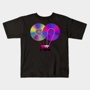 Nonstop music Kids T-Shirt